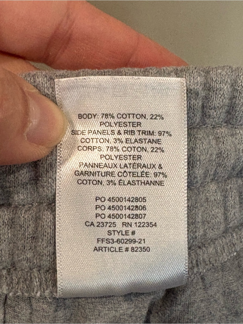 Aritzia Tna Cozy Fleece Perfect Hi-Rise Mini Sweatshorts, Grey, Size XS - Picture 6 of 6